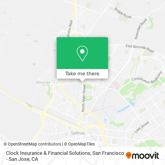 Clock Insurance & Financial Solutions map