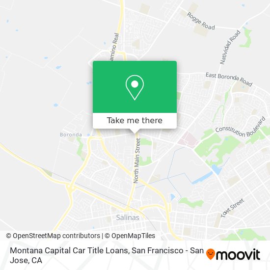 Mapa de Montana Capital Car Title Loans