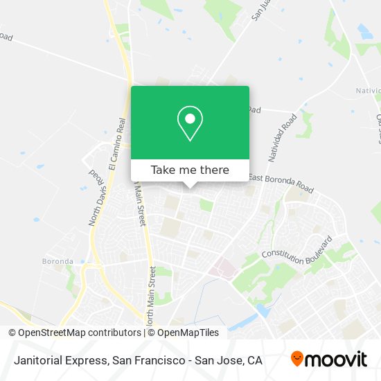 Janitorial Express map