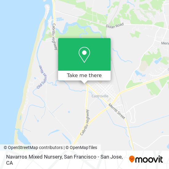 Navarros Mixed Nursery map