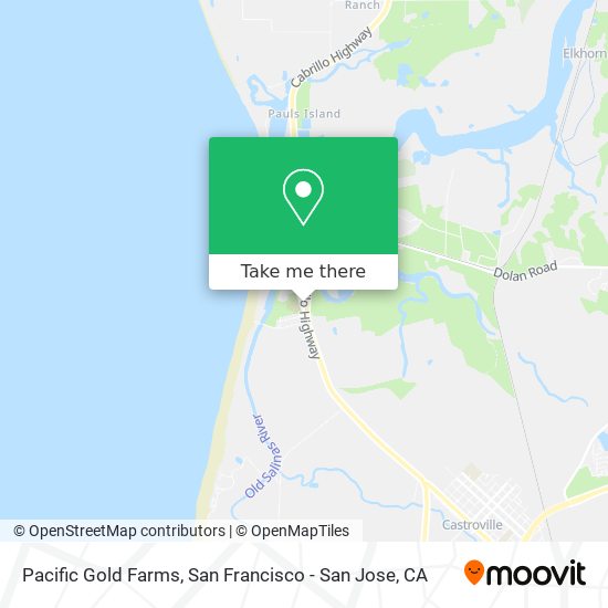 Pacific Gold Farms map