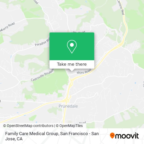 Mapa de Family Care Medical Group