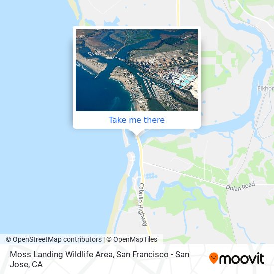 Mapa de Moss Landing Wildlife Area