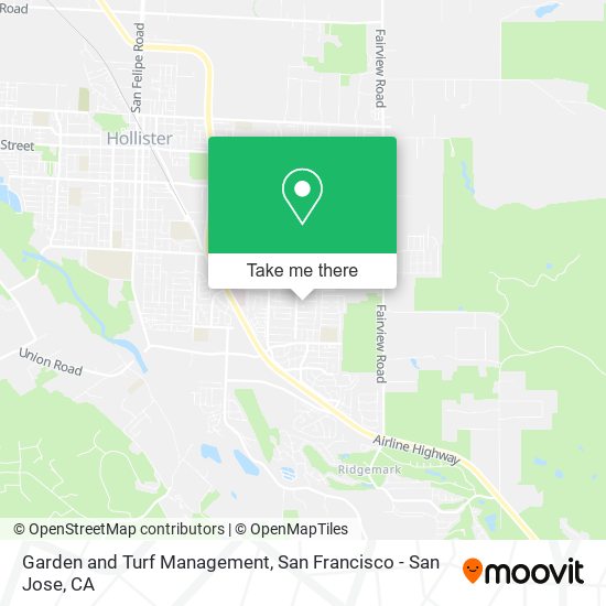 Mapa de Garden and Turf Management