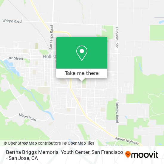 Mapa de Bertha Briggs Memorial Youth Center
