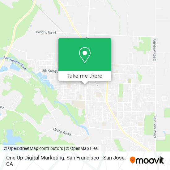 One Up Digital Marketing map
