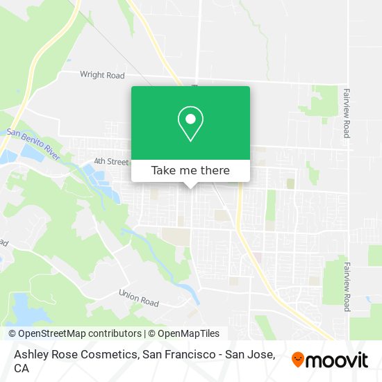 Ashley Rose Cosmetics map