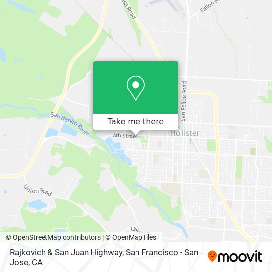 Rajkovich & San Juan Highway map
