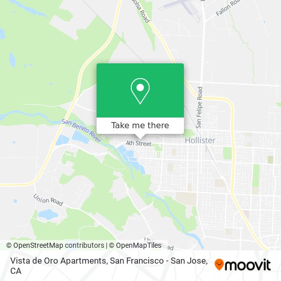 Vista de Oro Apartments map