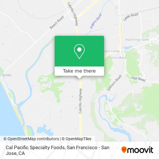 Cal Pacific Specialty Foods map