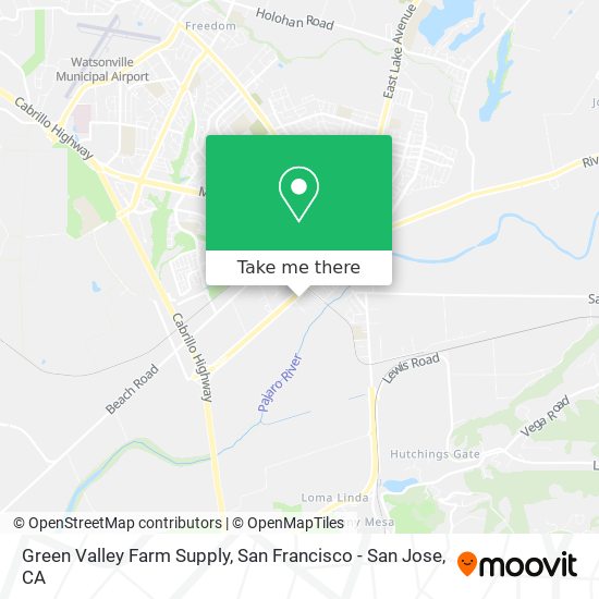 Mapa de Green Valley Farm Supply