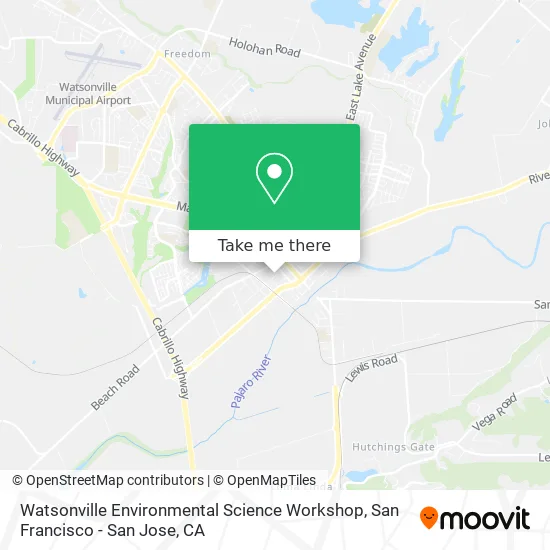 Watsonville Environmental Science Workshop map
