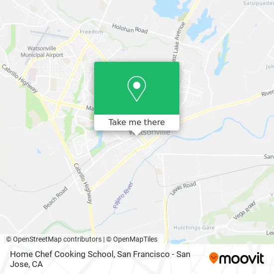 Home Chef Cooking School map