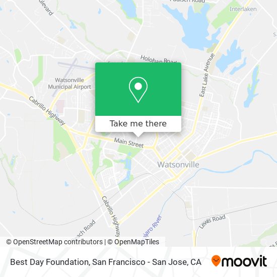 Mapa de Best Day Foundation