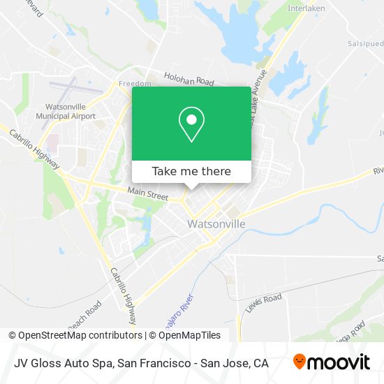 JV Gloss Auto Spa map