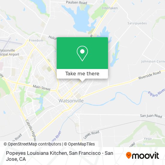Popeyes Louisiana Kitchen map
