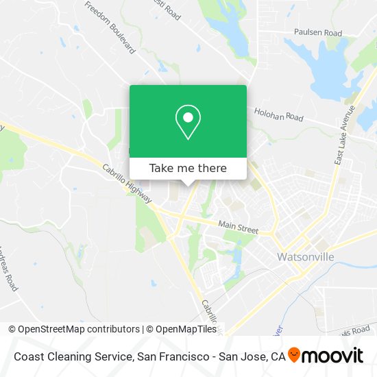 Coast Cleaning Service map