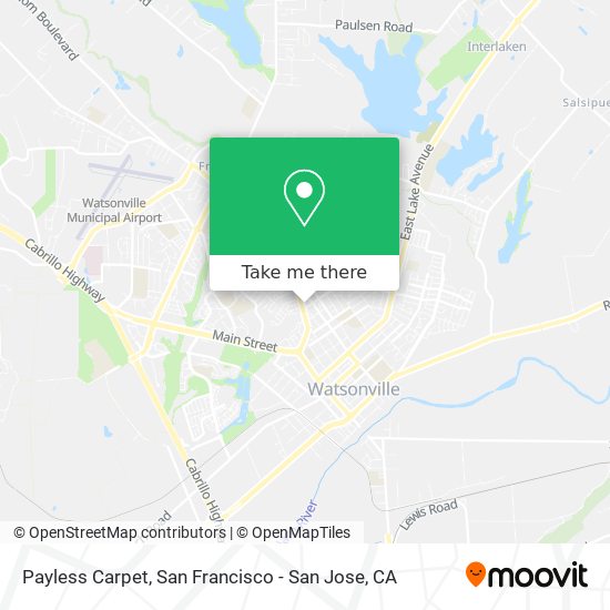 Payless Carpet map