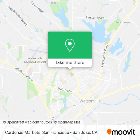 Cardenas Markets map