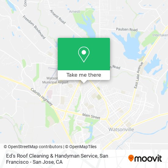 Mapa de Ed's Roof Cleaning & Handyman Service