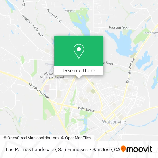 Las Palmas Landscape map