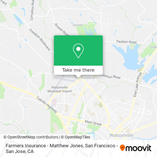 Farmers Insurance - Matthew Jones map