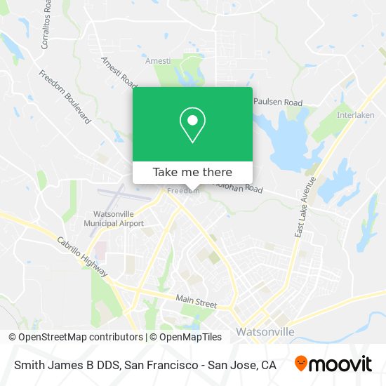 Smith James B DDS map