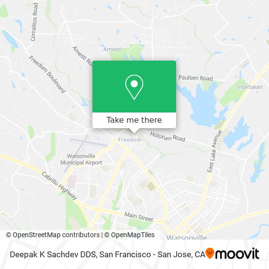 Deepak K Sachdev DDS map