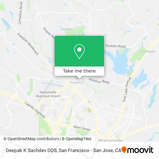 Deepak K Sachdev DDS map