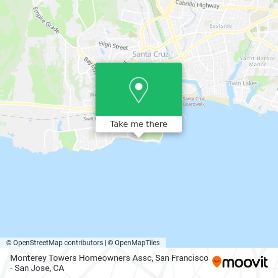 Mapa de Monterey Towers Homeowners Assc