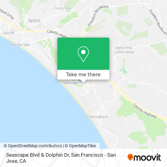 Mapa de Seascape Blvd & Dolphin Dr