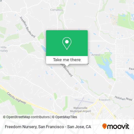 Mapa de Freedom Nursery
