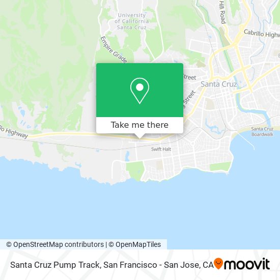 Mapa de Santa Cruz Pump Track