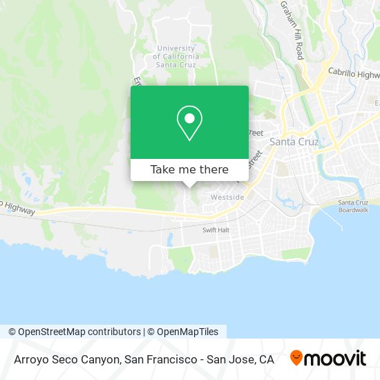 Arroyo Seco Canyon map