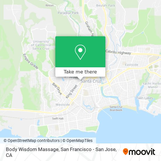 Mapa de Body Wisdom Massage