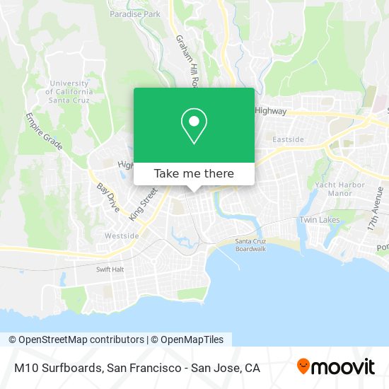 Mapa de M10 Surfboards