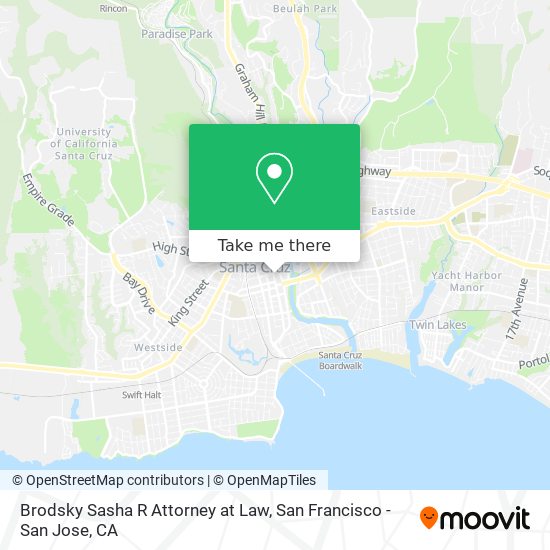 Brodsky Sasha R Attorney at Law map