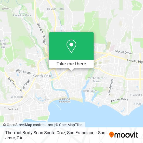 Mapa de Thermal Body Scan Santa Cruz