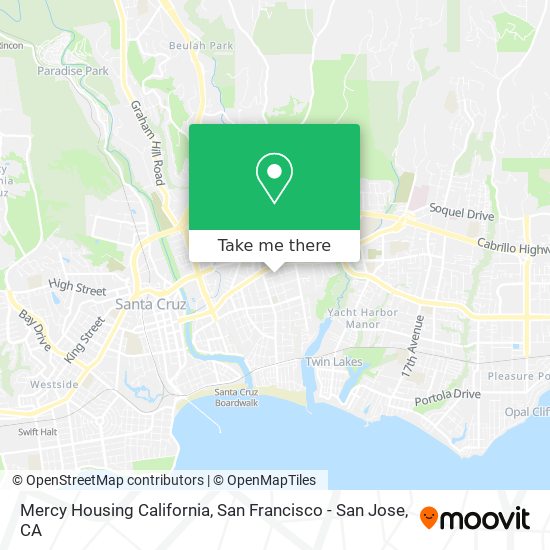 Mercy Housing California map