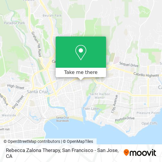 Mapa de Rebecca Zalona Therapy