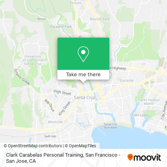 Clark Carabelas Personal Training map