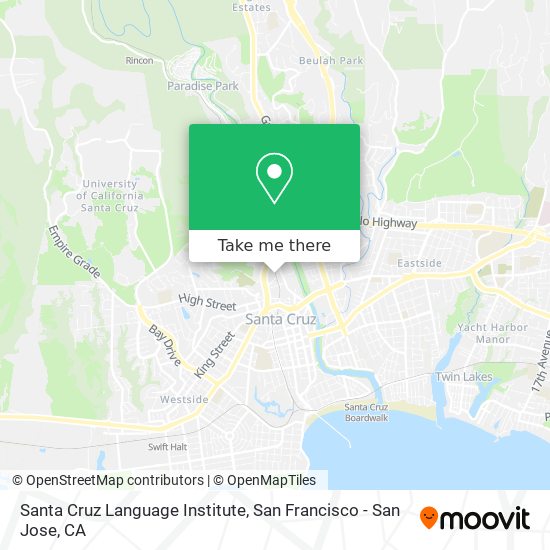 Santa Cruz Language Institute map