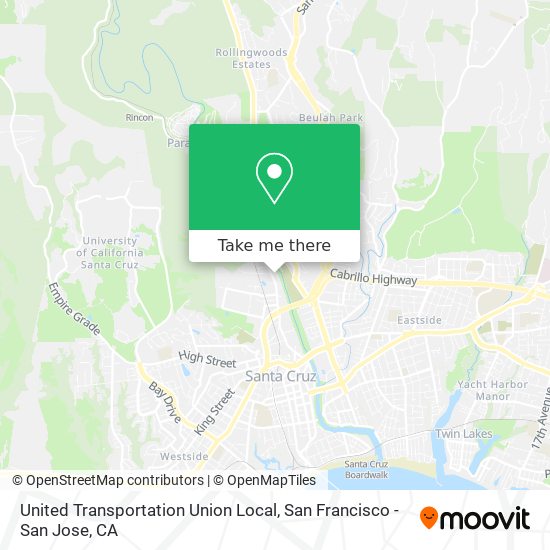 Mapa de United Transportation Union Local