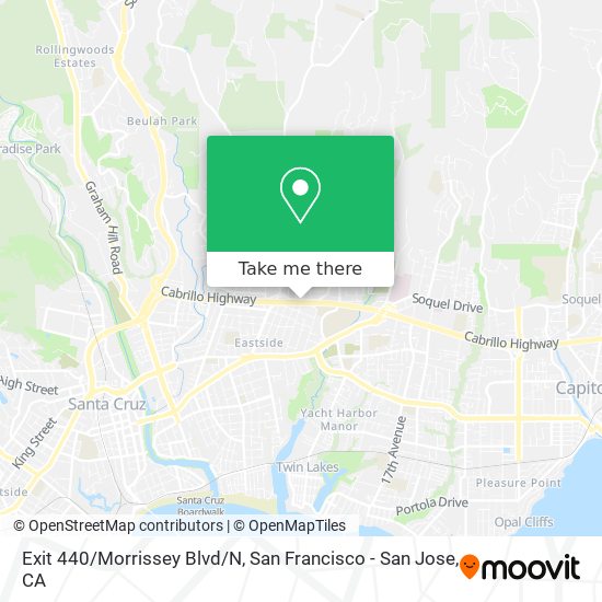 Exit 440/Morrissey Blvd/N map