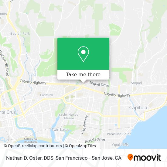 Nathan D. Oster, DDS map