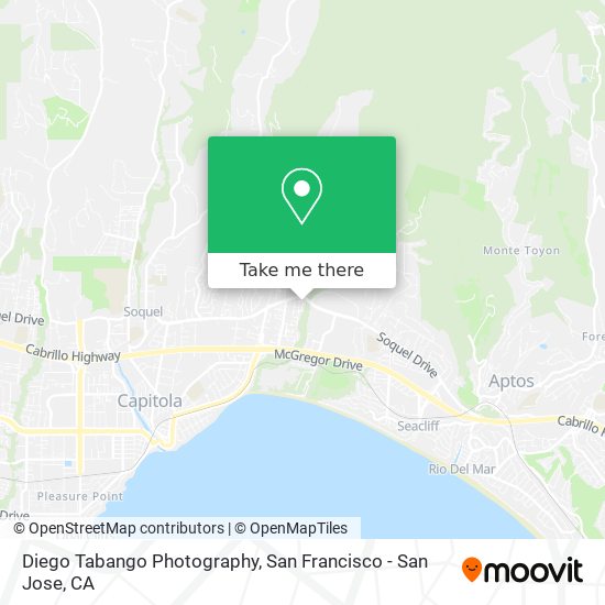 Mapa de Diego Tabango Photography