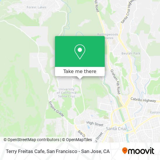 Terry Freitas Cafe map