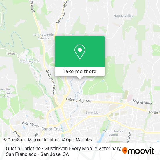 Gustin Christine - Gustin-van Every Mobile Veterinary map