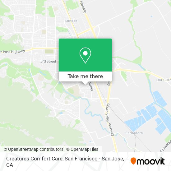 Creatures Comfort Care map