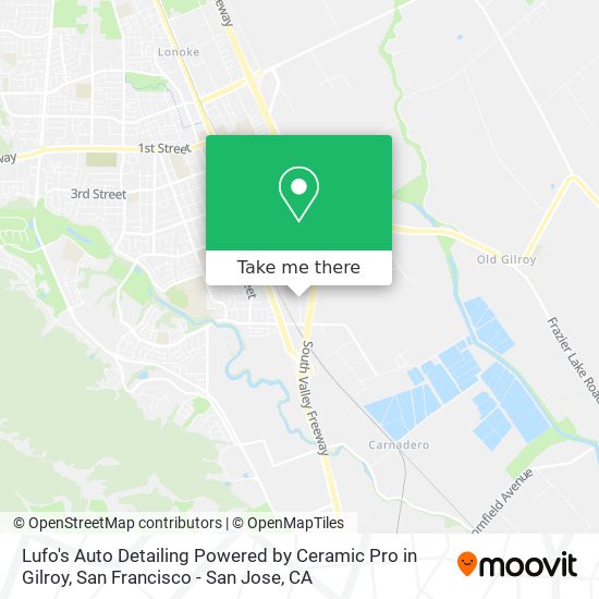 Mapa de Lufo's Auto Detailing Powered by Ceramic Pro in Gilroy